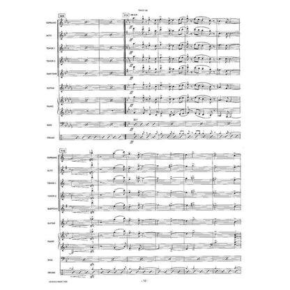 Saxology: Times Lie - Jazz Ensemble Sheet Music for Saxophones and Rhythm Section — view 3