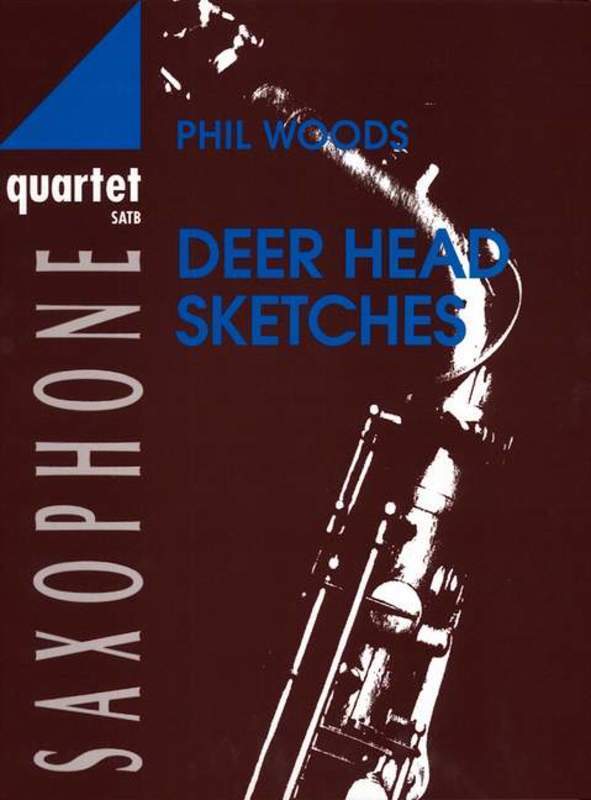Deer Head Sketches SATB Sax Quartet Score/Parts