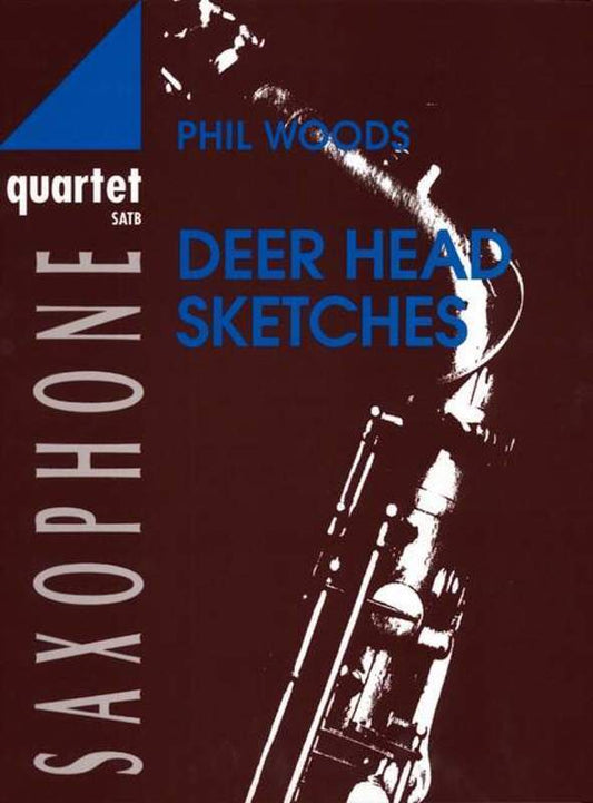 Deer Head Sketches SATB Sax Quartet Score/Parts