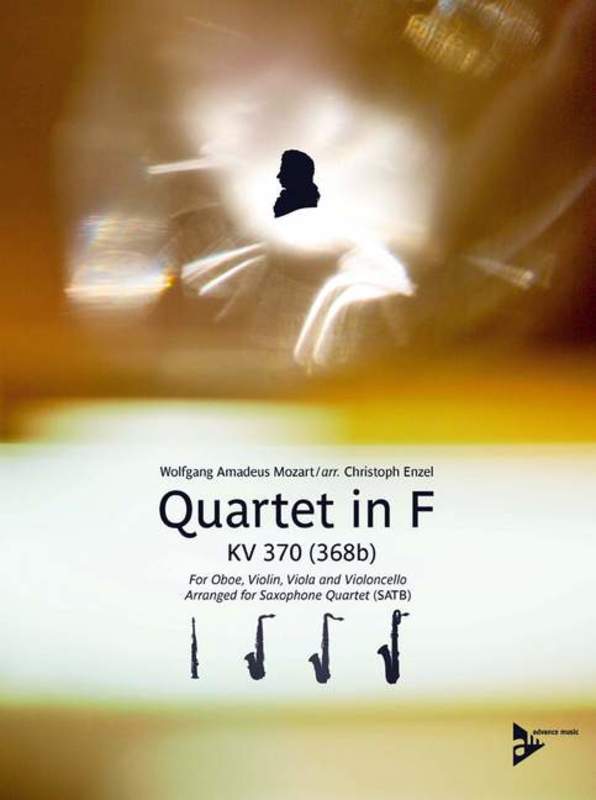 Quartet K 370 F SATB Sax Quartet Score/Parts