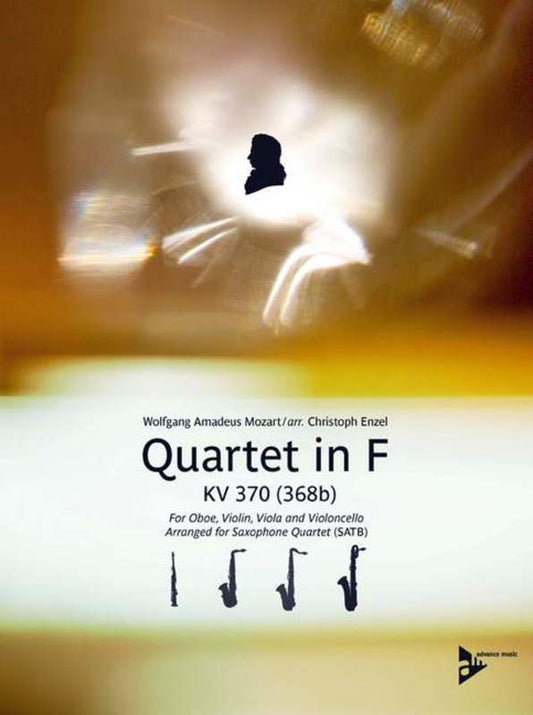 Quartet K 370 F SATB Sax Quartet Score/Parts