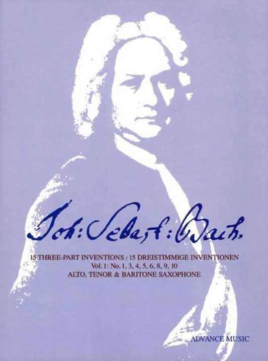 15 Three Part Inventions Vol 1 Atb Sax Trio (Music Score/Parts)