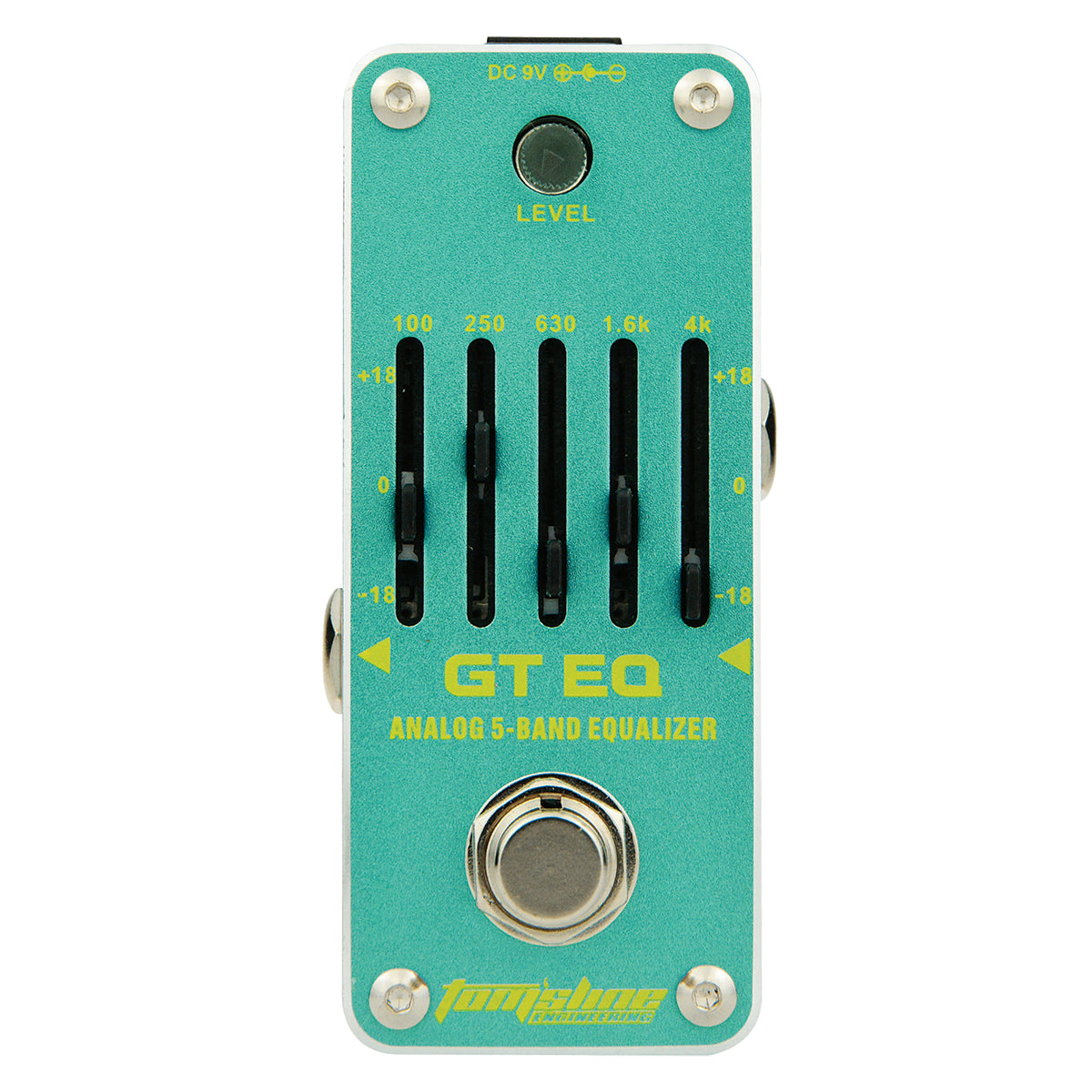 Toms Line AEG-3 GT EQ Mini Guitar Pedal - 5 Band Analogue Equaliser with True Bypass and Volume Control