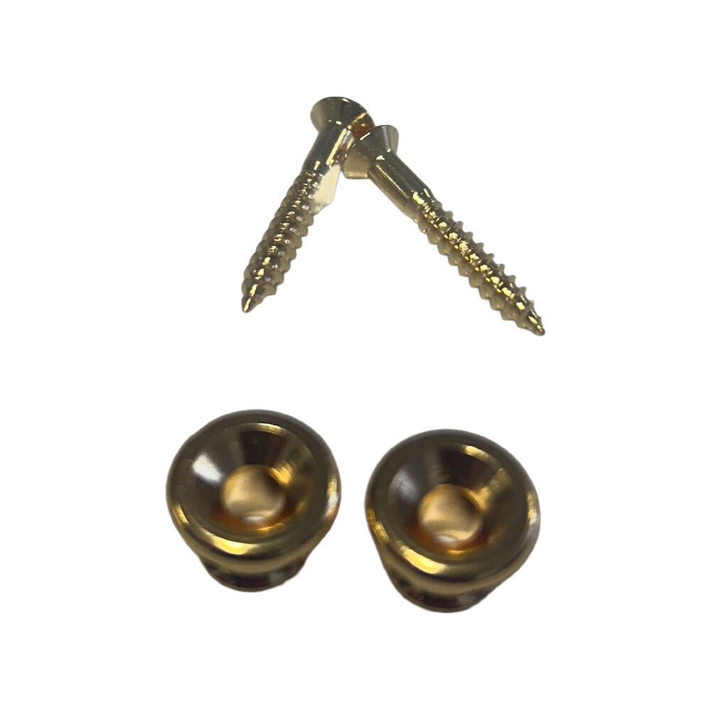 Gotoh EP-B1 Gold Finish Strap Buttons with Screws (Pack of 2) — view 5