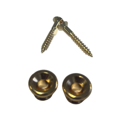 Gotoh EP-B1 Gold Finish Strap Buttons with Screws (Pack of 2) — view 5