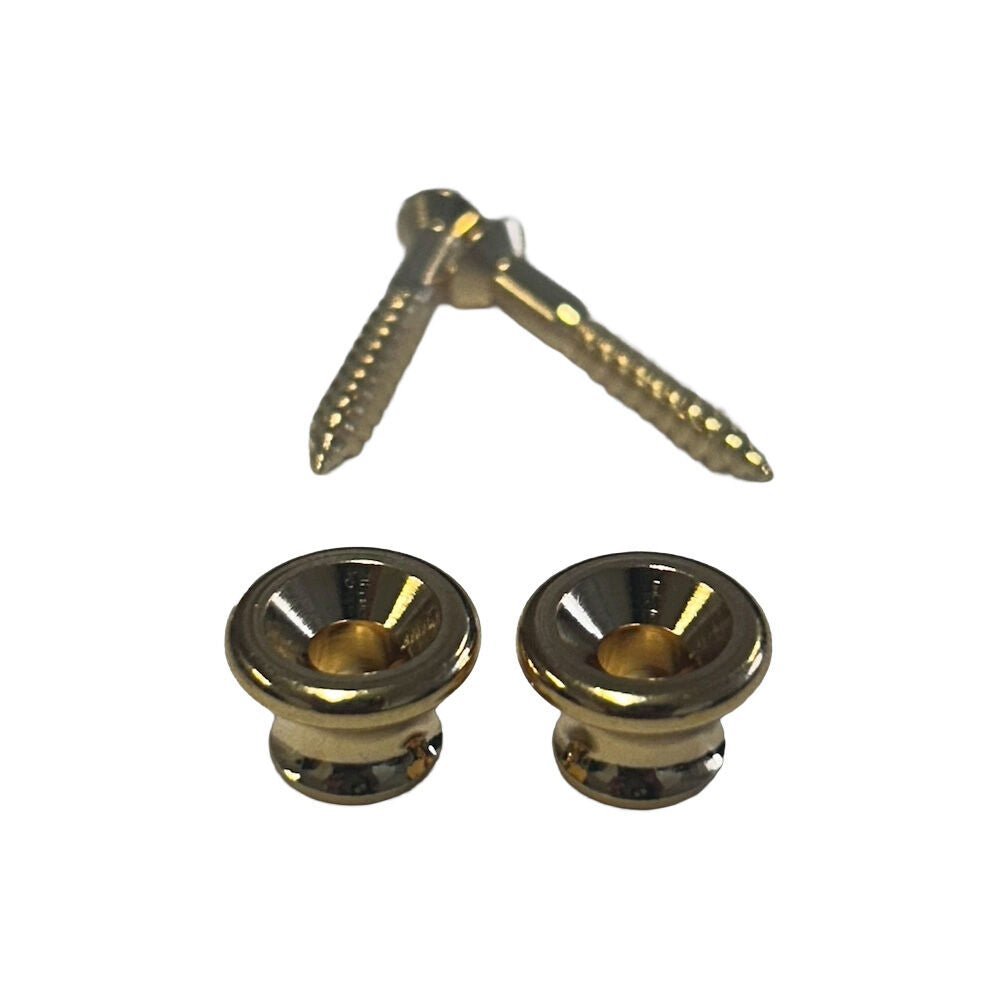 Gotoh EP-B1 Gold Finish Strap Buttons with Screws (Pack of 2) — view 6