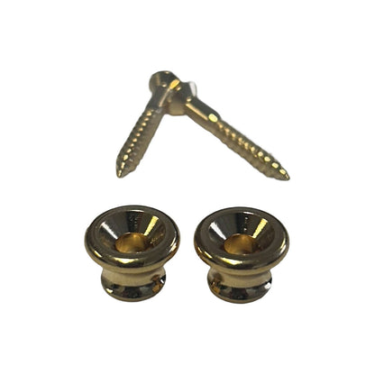 Gotoh EP-B1 Gold Finish Strap Buttons with Screws (Pack of 2) — view 6