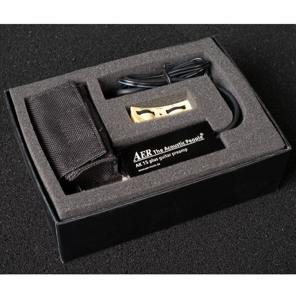 AER AK15 Plus Dual-Source Acoustic Guitar Pickup System with Endpin Preamp and Integrated Microphone — view 2