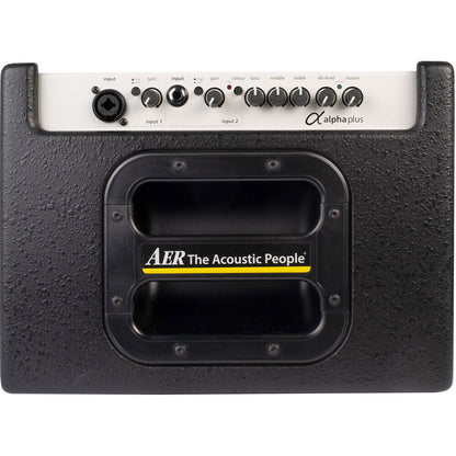 AER Alpha Plus Acoustic Instrument Amplifier 50 Watt with 8" Twin Cone Speaker and Phantom Power — view 2