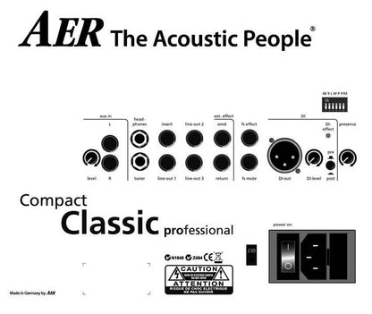 AER Compact Classic Pro Acoustic Instrument Amplifier 60 Watt — view 5