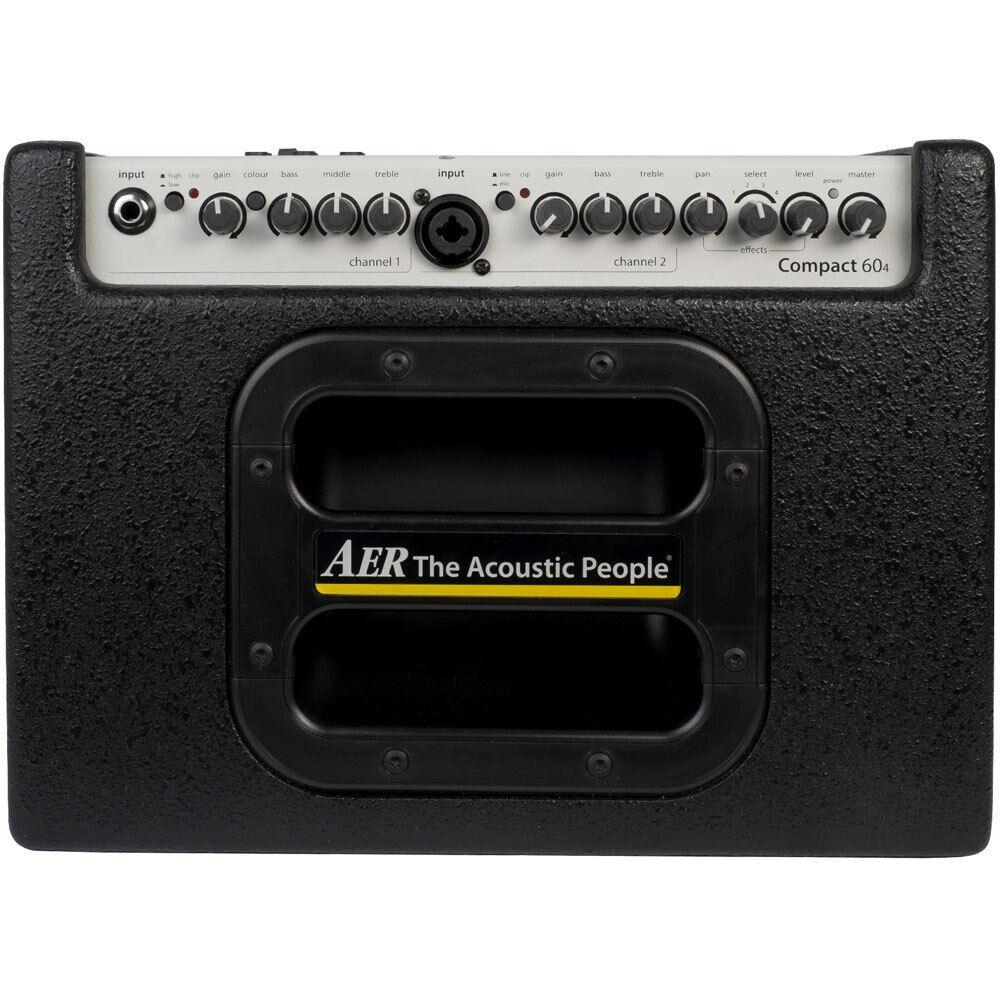 AER Compact 60/4 Slope Acoustic Instrument Amplifier 60W with Monitor Plus Design and Onboard Effects — view 2