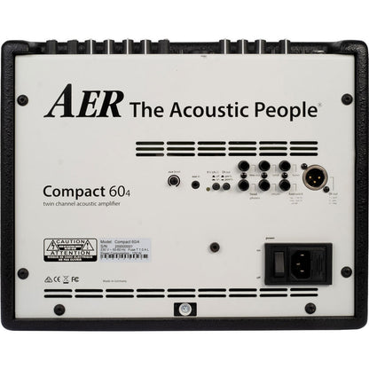 AER Compact 60/4 Slope Acoustic Instrument Amplifier 60W with Monitor Plus Design and Onboard Effects — view 3