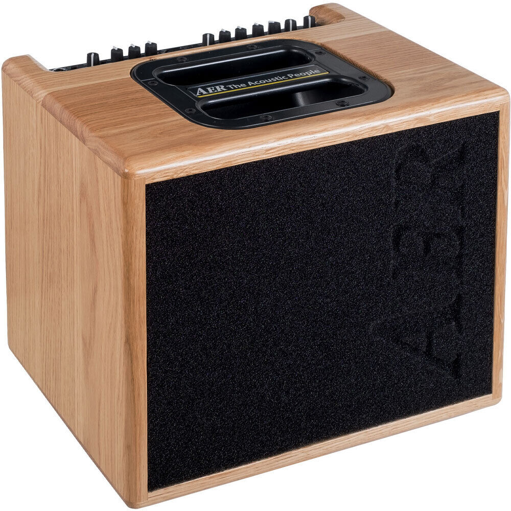 AER Compact 60/4 Acoustic Instrument Amplifier Natural Oak Finish 60 Watt