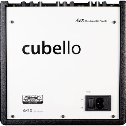 AER Cubello Acoustic Instrument Amplifier with Bluetooth, 80 Watts, Dual Channels, 8" Speaker, Reverb and Delay Effects, Lightweight — view 3