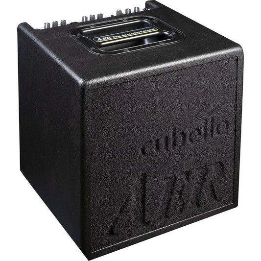 AER Cubello Acoustic Instrument Amplifier with Bluetooth, 80 Watts, Dual Channels, 8" Speaker, Reverb and Delay Effects, Lightweight