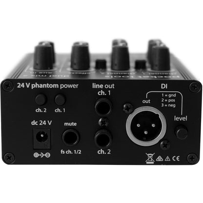 AER Dual Mix 2 Pocket Tool Two Channel Line/Mic Preamp with Effects — view 3