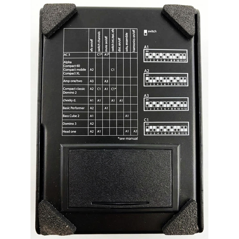 AER Switchmaster III Multi-Function Footswitch for AER Acoustic Guitar Amplifiers — view 2