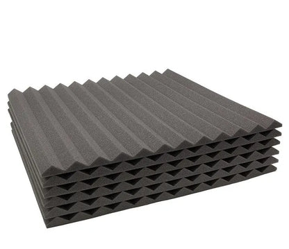 SoundArt Acoustic Foam Wedge Charcoal 60cm x 60cm x 2.5cm — view 2