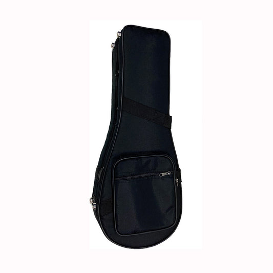 AXL Polyfoam Soprano Ukulele Case - Black Nylon Exterior, Lightweight, Durable, Fits Most Soprano Ukuleles