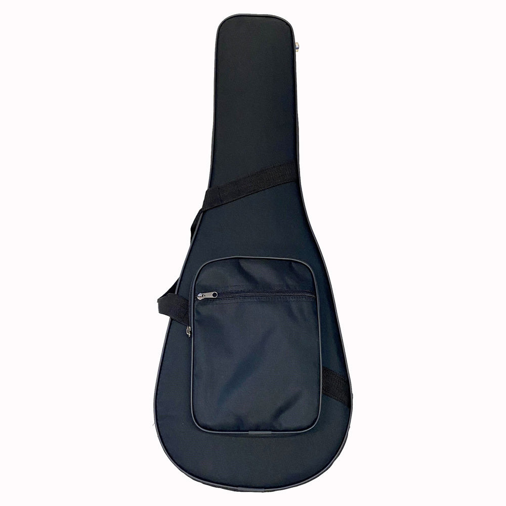 AXL Polyfoam Baritone Ukulele Case - Black Nylon/Foam, Lightweight, Durable, Fits Most Baritone Ukuleles, Carry Handles
