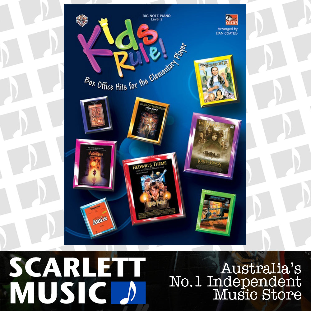 Kids Rule Box Office Hits Book 1 Big Note Piano — view 2
