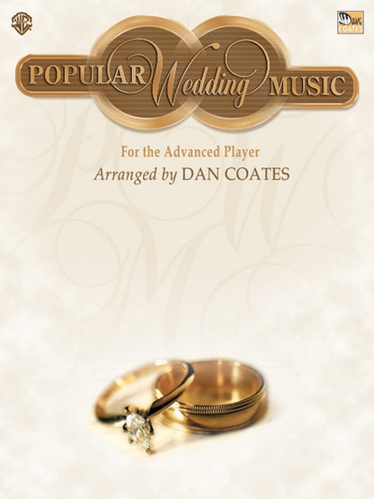 Popular Wedding Music Adv Piano Arr Coates
