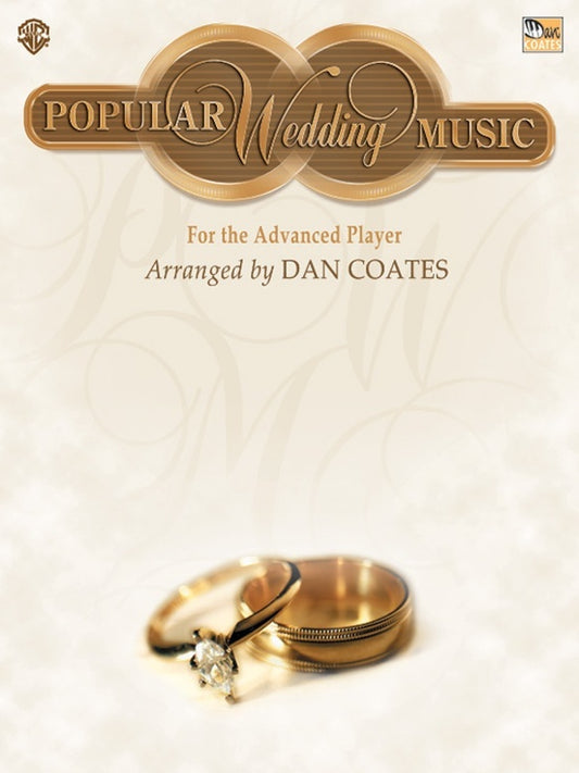 Popular Wedding Music Adv Piano Arr Coates