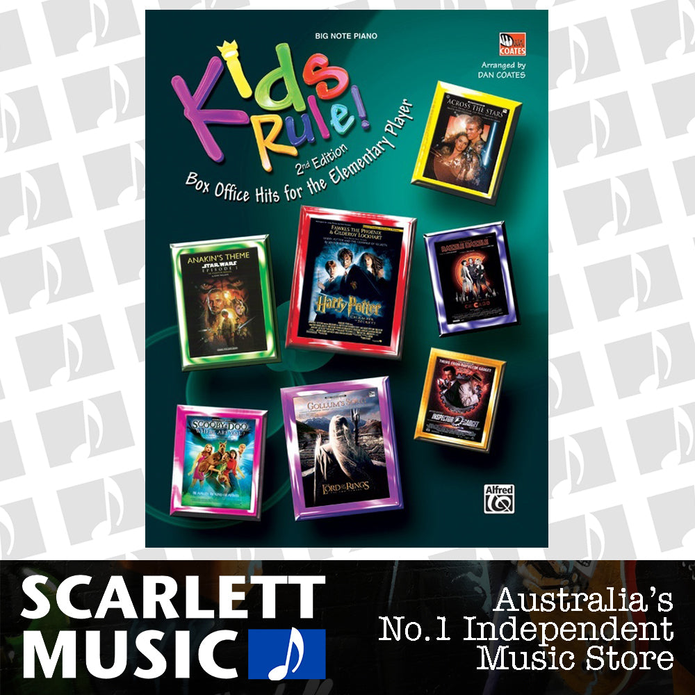 Kids Rule Box Office Hits Book 2 Big Note Piano — view 2
