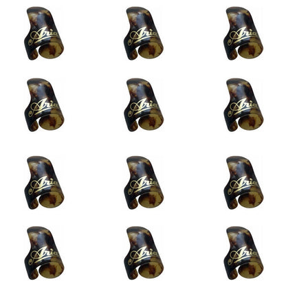 Aria Large Plastic Finger Picks - Shell Finish (12 Pack) — view 3