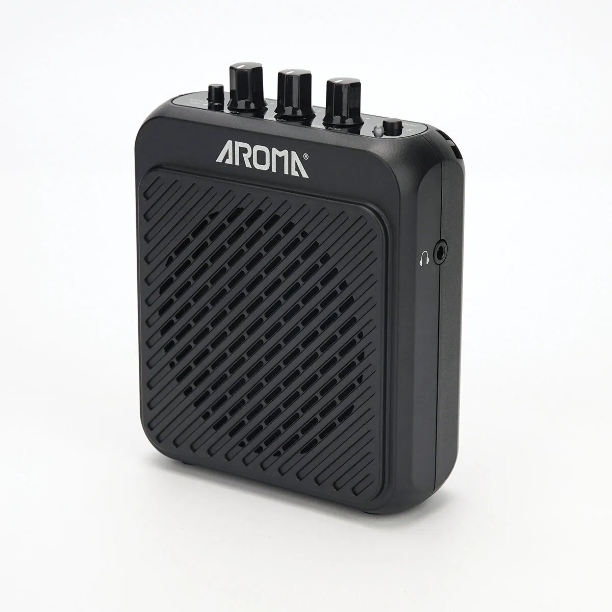 Aroma 3W Electric Guitar Belt-Clip Amplifier AG-03N, Bluetooth, 1.75" Speaker, 1300mAh Battery, USB-C, 5 Hours Playtime, Compact Design — view 3