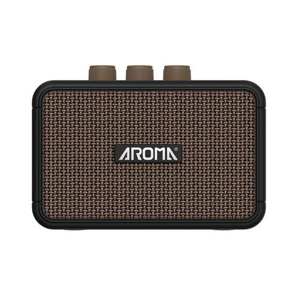 Aroma 5W Rechargeable Portable Electric Guitar Amplifier Black AG-04 — view 2