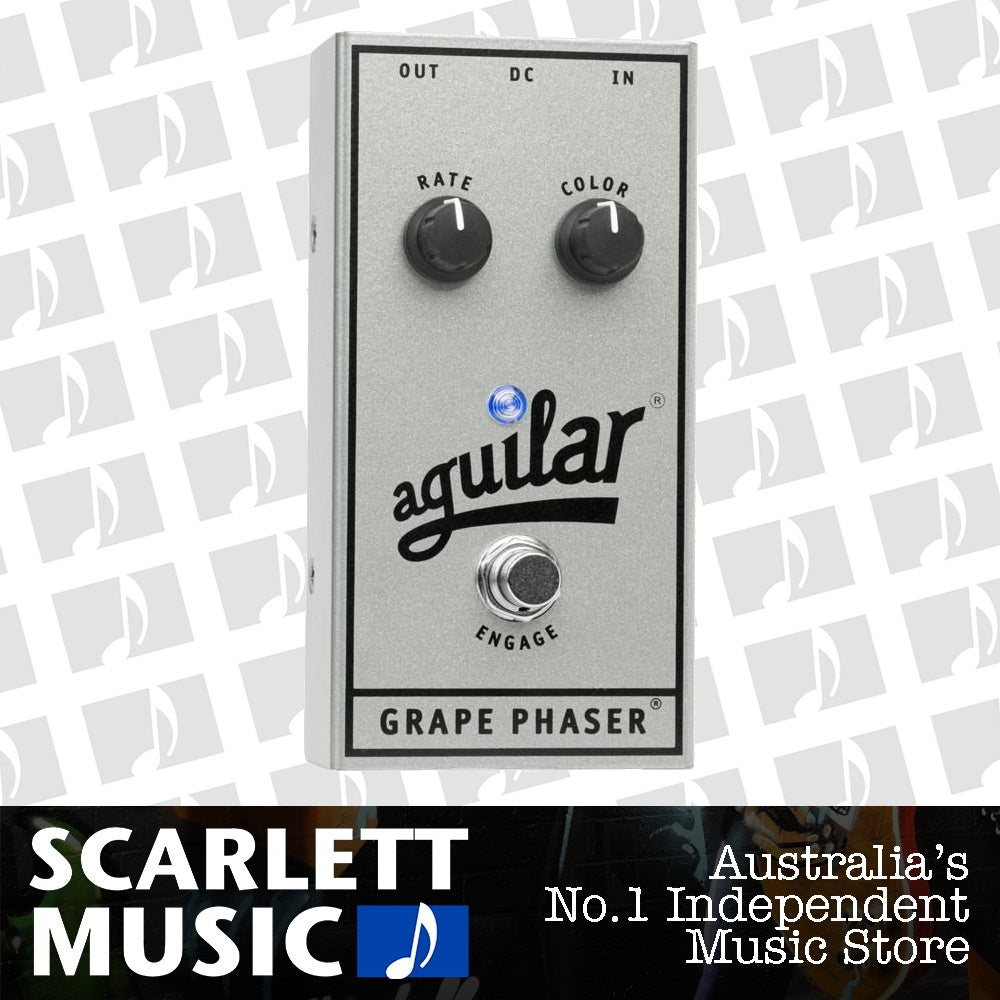 Aguilar 25th Anniversary Grape Phaser Bass Guitar Phaser Effect Pedal — view 2