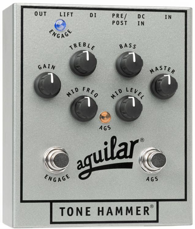 Aguilar 25th Anniversary Tone Hammer DI/Preamp Bass Guitar Pedal