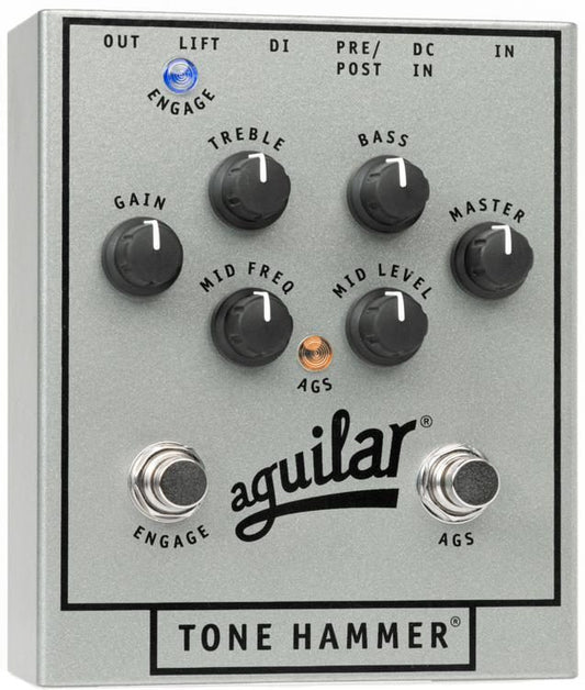 Aguilar 25th Anniversary Tone Hammer DI/Preamp Bass Guitar Pedal