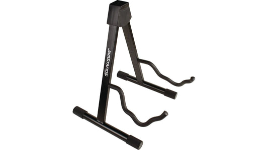 D'Addario JamStands A-Frame Guitar Stand - Holds Acoustic & Electric Guitars, Adjustable Height, Folds for Storage, Heavy-Duty Steel Frame