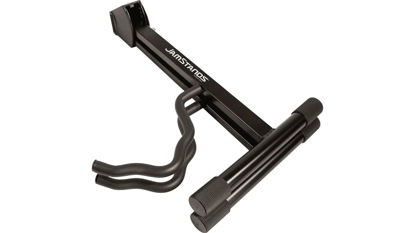 D'Addario JamStands A-Frame Guitar Stand - Holds Acoustic & Electric Guitars, Adjustable Height, Folds for Storage, Heavy-Duty Steel Frame — view 2