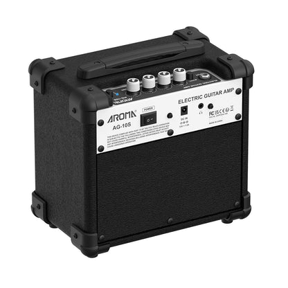 Aroma 10W Black Electric Guitar Amplifier AG10S with Bluetooth and Headphone Out — view 5