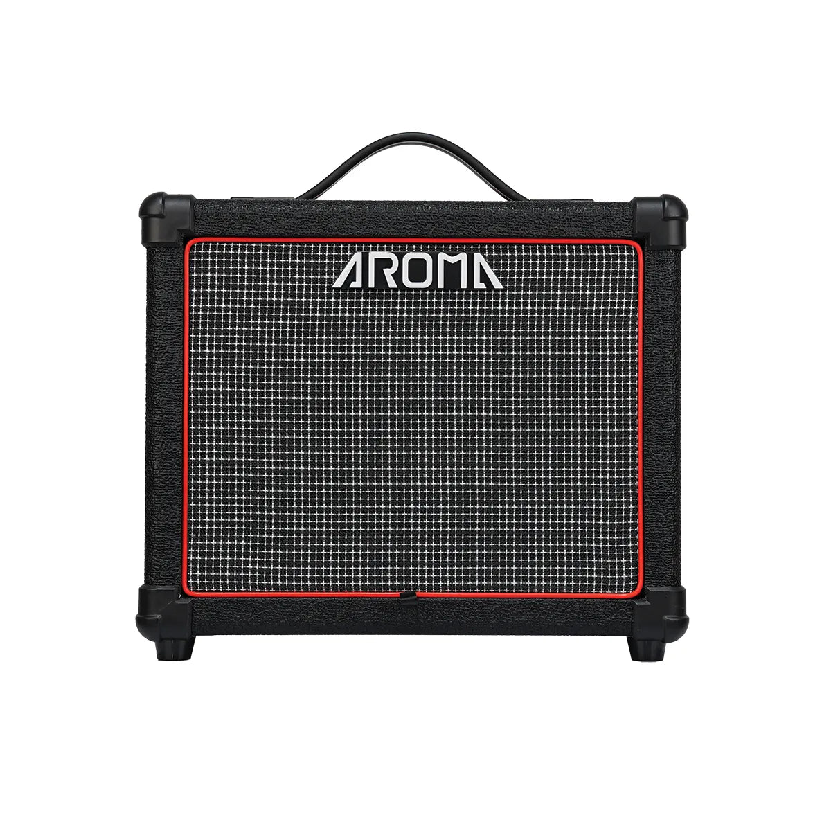 Aroma AG-20B Black 20W Electric Bass Guitar Amplifier with Bluetooth and 4-Band EQ — view 3