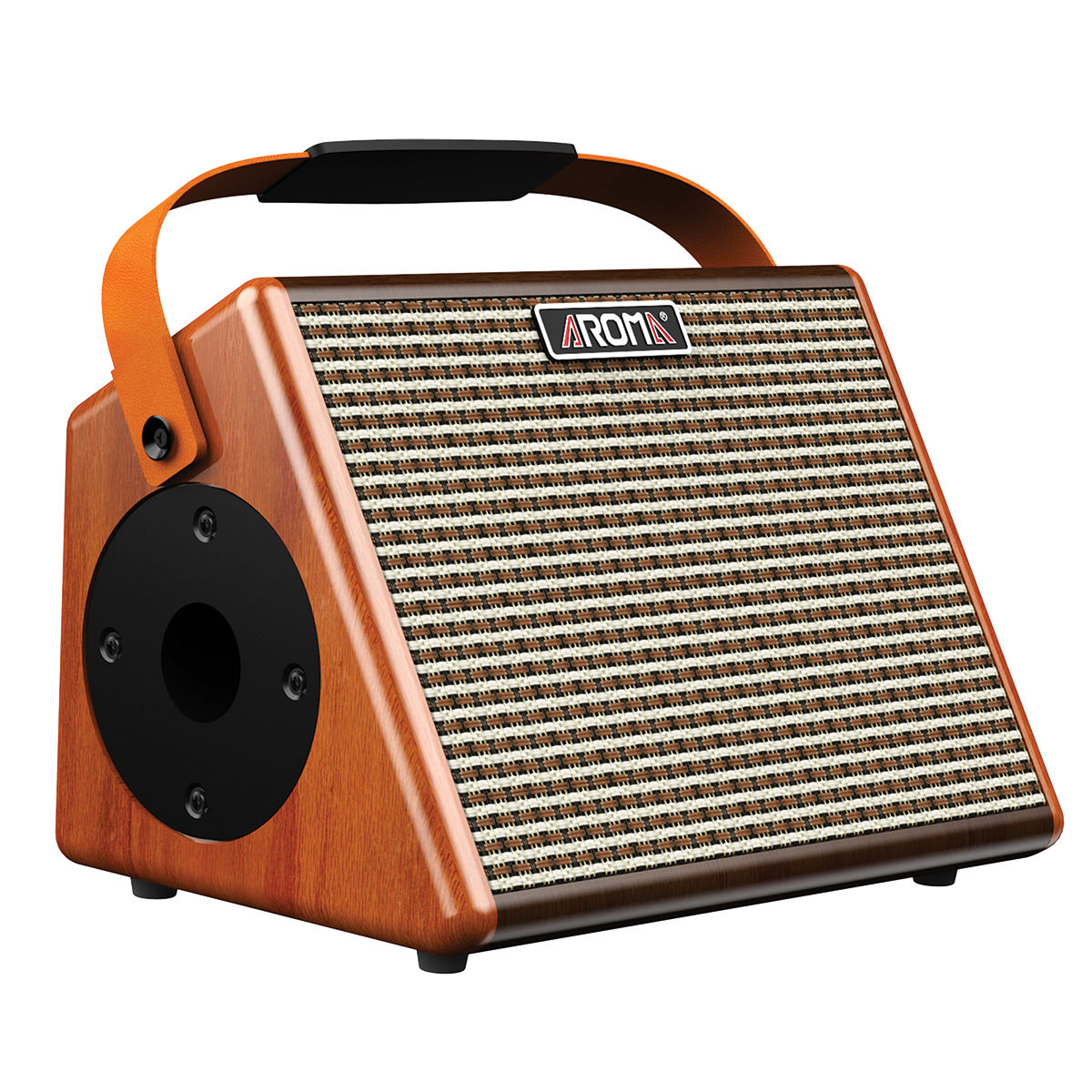 Aroma AG-26A 25W Rechargeable Acoustic Guitar Amplifier with Bluetooth and Microphone Channel