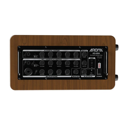Aroma AG-60A 60W Rechargeable Acoustic Guitar Amplifier — view 5