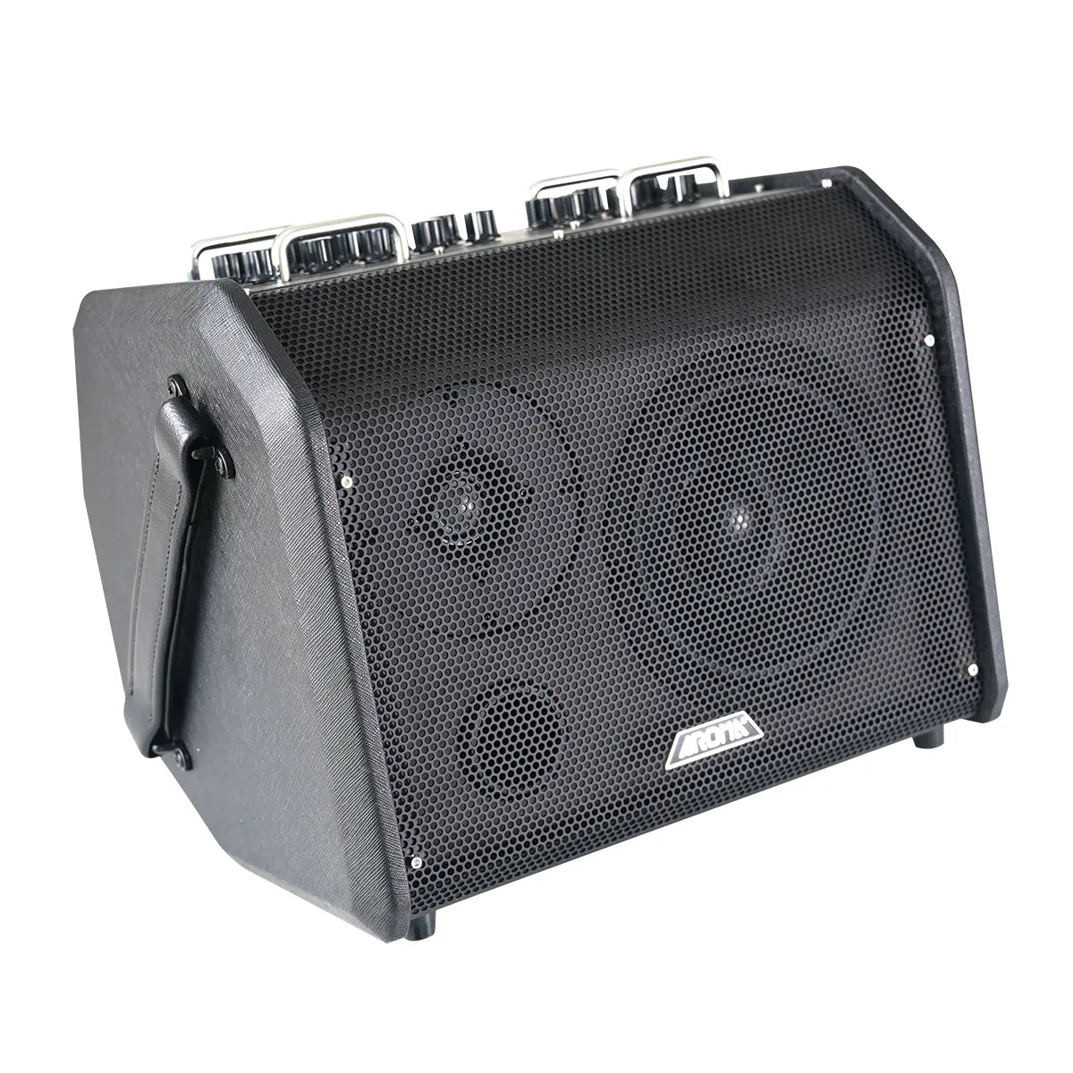 Aroma 80W Acoustic Guitar Rechargeable Amplifier with Bluetooth and Gig Bag [AG80A]