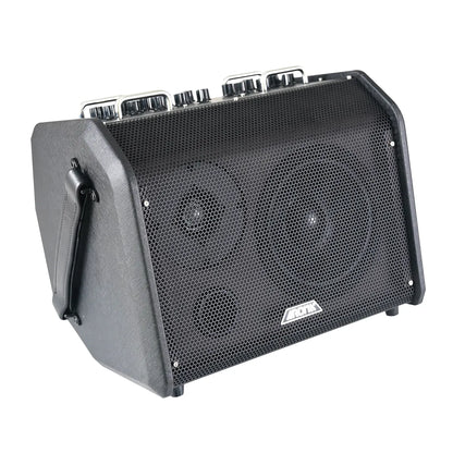 Aroma 80W Acoustic Guitar Rechargeable Amplifier with Bluetooth and Gig Bag [AG80A]