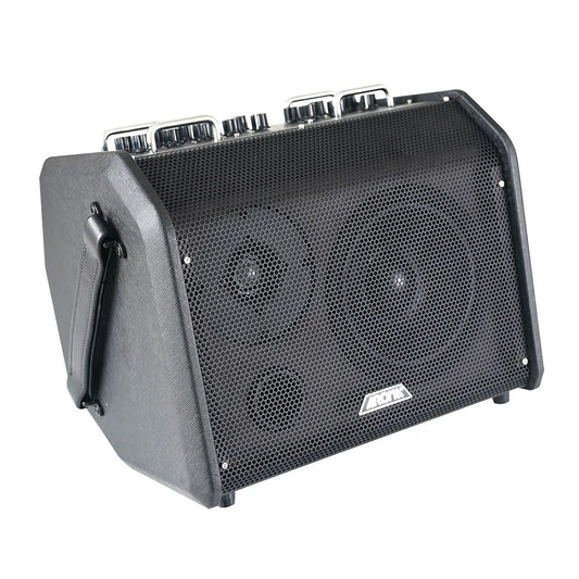 Aroma 80W Acoustic Guitar Rechargeable Amplifier with Bluetooth and Gig Bag [AG80A]