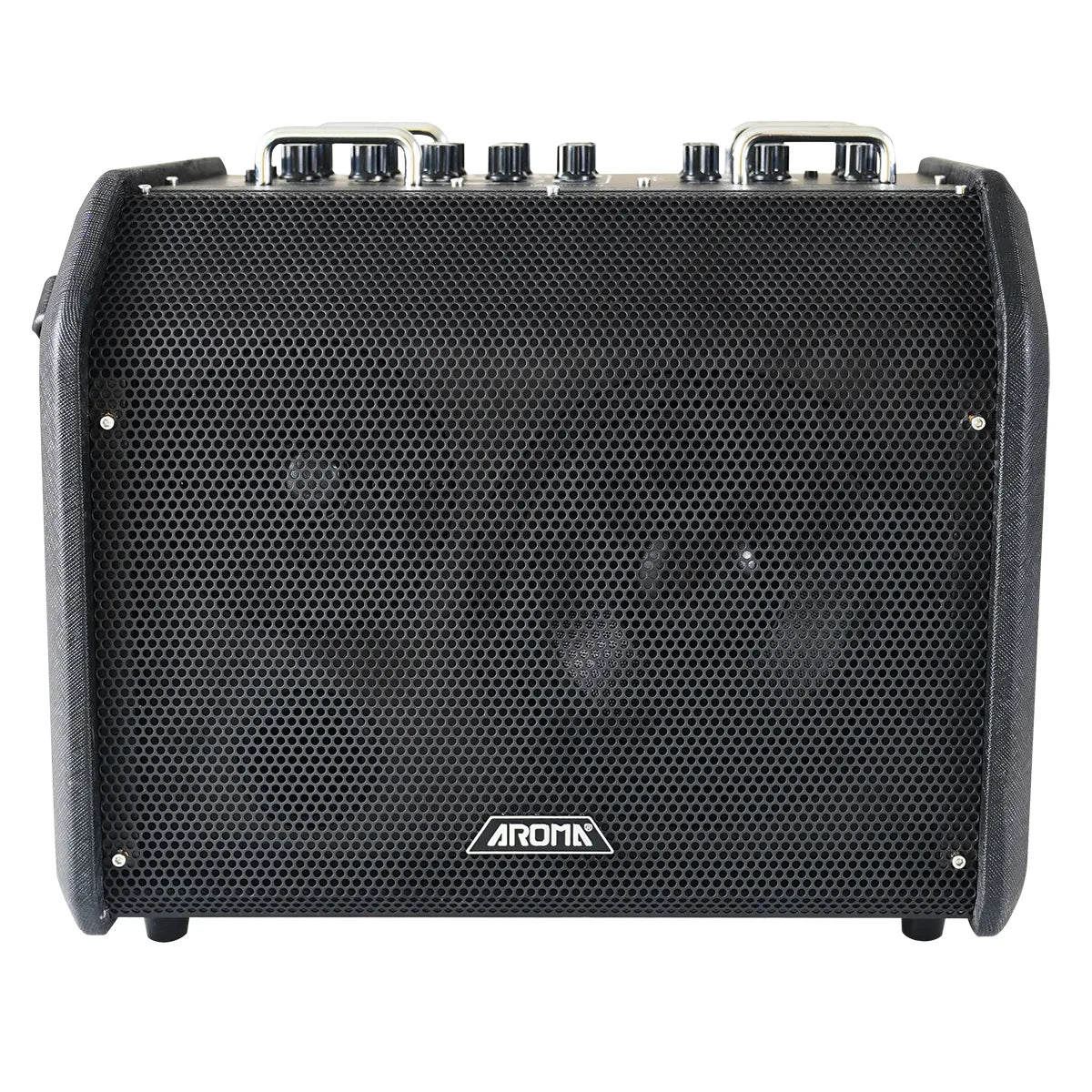 Aroma 80W Acoustic Guitar Rechargeable Amplifier with Bluetooth and Gig Bag [AG80A] — view 2