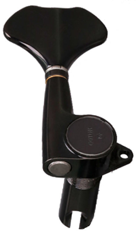 Gotoh GB707 Series Electric Bass Guitar Tuning Machines Black Chrome Finish 2+2