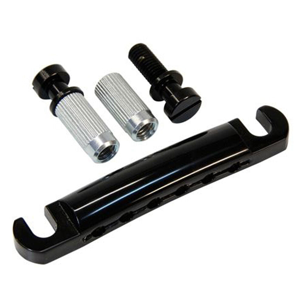 Gotoh GE101ZT Series Black Stop Tailpiece for Tune-o-matic Electric Guitars