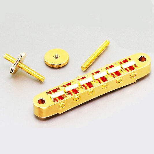Gotoh GE103B Tune-O-Matic Electric Guitar Bridge Nashville Gold Finish