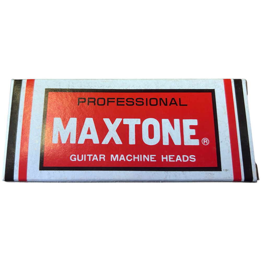 Maxtone Nickel Finish Acoustic Tuning Machines (3+3) with Oval White Buttons — view 3