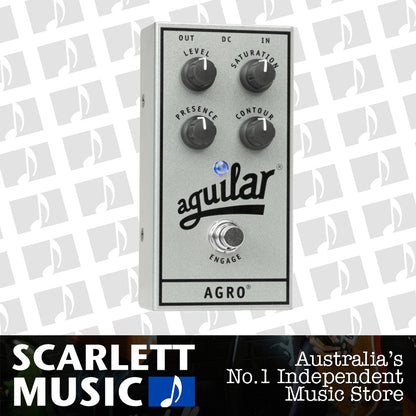 Aguilar 25th Anniversary AGRO Overdrive Bass Guitar Effect Pedal — view 2