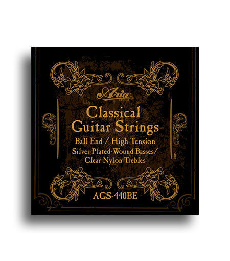 Aria High Tension Classical Guitar String Set with Ball End